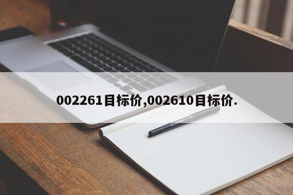 002261目标价,002610目标价.